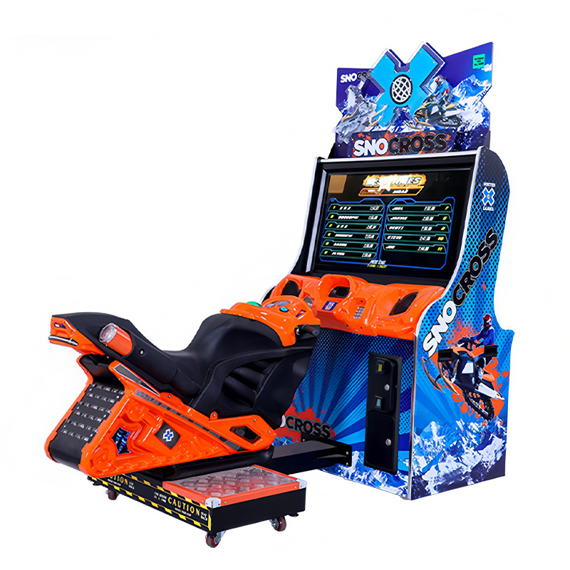 Racing Arcade Cabinet - Coin Operated Motorcycle Bike Racing Simulator