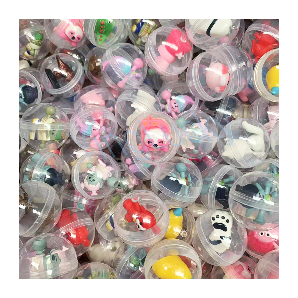 Coin Pusher Machine - 100pcs 32mm Gacha round transparent capsule