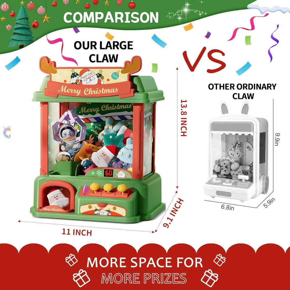 Christmas Claw Machine For Kid - Arcade Games Vending のレビューと価格