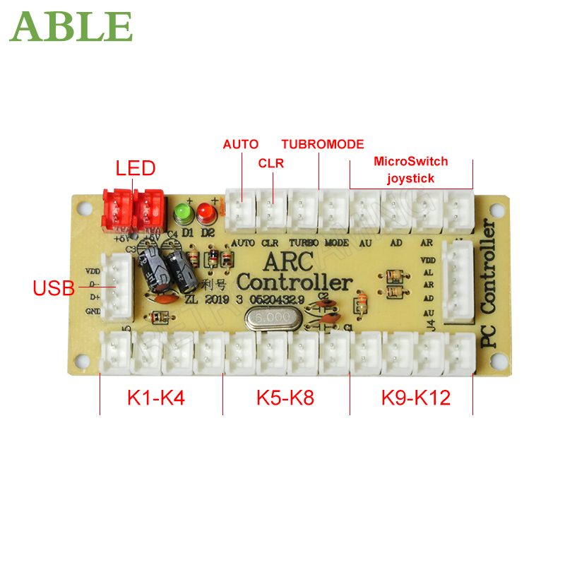 Arcade 2 Player Zero Delay Kit - Arcade Button Pcb のレビューと価格