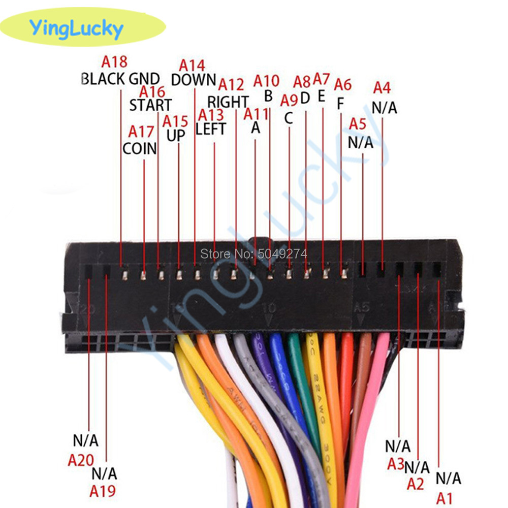 Arcade Cabinet 40-pin Wire Har - Arcade Game Jackpot のレビューと価格
