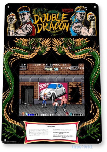Double Dragon Arcade Sign, Cla - Arcade Games & Vending Co のレビューと価格