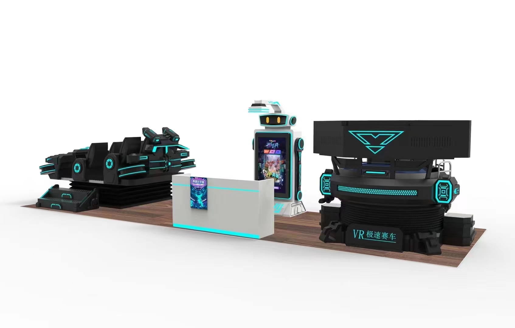 High Quality Theme Park 4 Seat - 9D Vr Simulator のレビューと価格