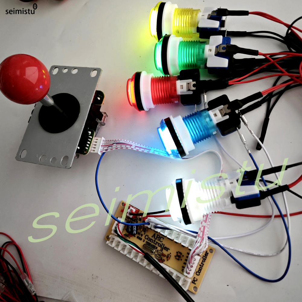 10 pcs LED Arcade Game Push Bu - Arcade Button Pcb のレビューと価格
