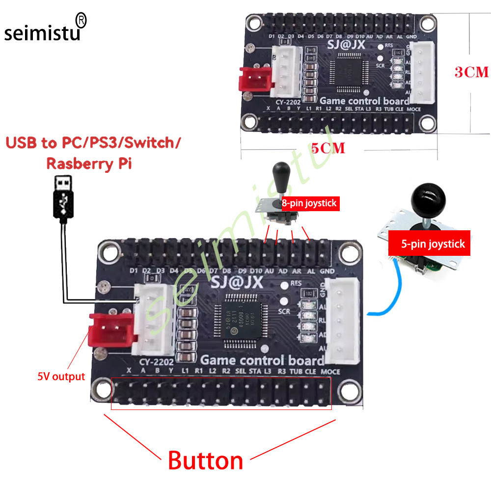 1 Player DIY Arcade USB Zero D - Arcade Button Pcb のレビューと価格