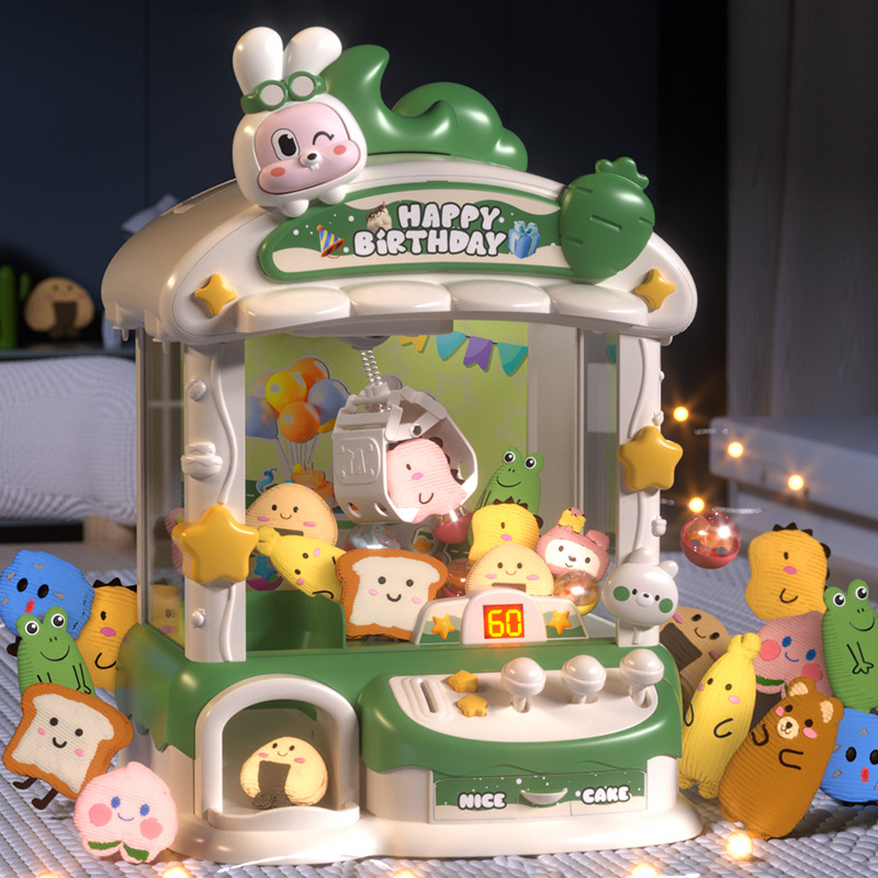 Cartoon Claw Game Machine Rabb - Coin Pusher Machine のレビューと価格