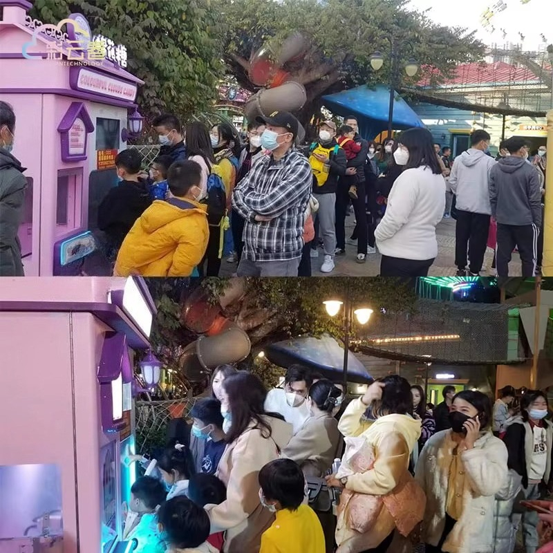 Outdoor Fully Automatic Cotton - Candy Vending Machine のレビューと価格