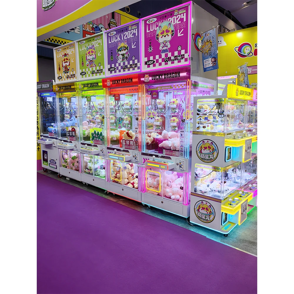 #New Colorful Claw Machine Luc - Arcade Toy Claw Vending Machine のレビューと価格