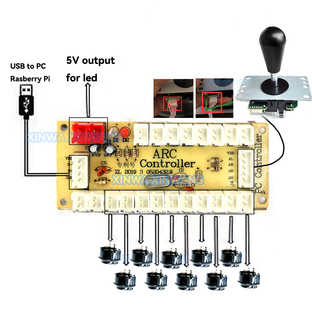 Arcade Joystick Copy SANWA Gam - Arcade Game Jackpot のレビューと価格