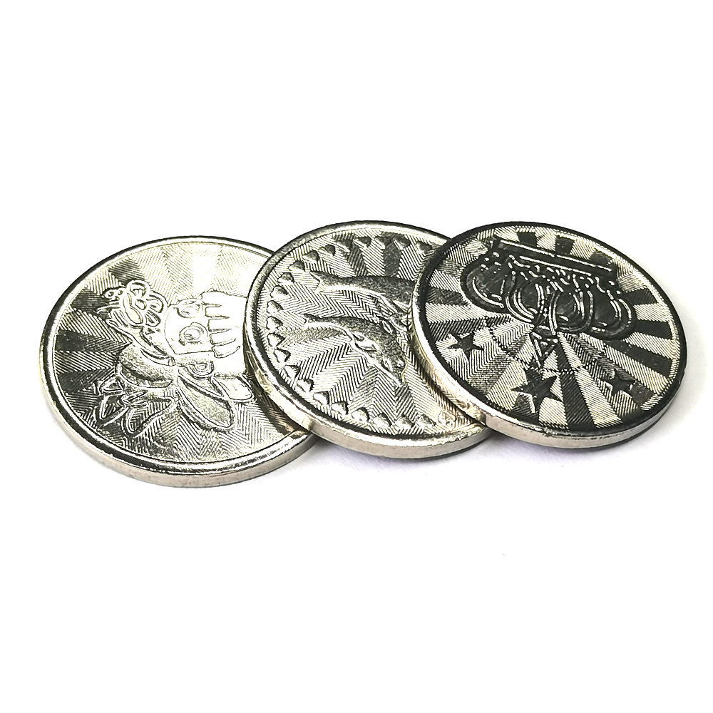 100PCS  Coins Tokens Stainless - Arcade Games Vending のレビューと価格