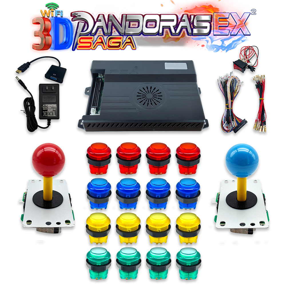 3D WiFi 10888 in 1 Pandora Sag - Arcade Games Vending のレビューと価格
