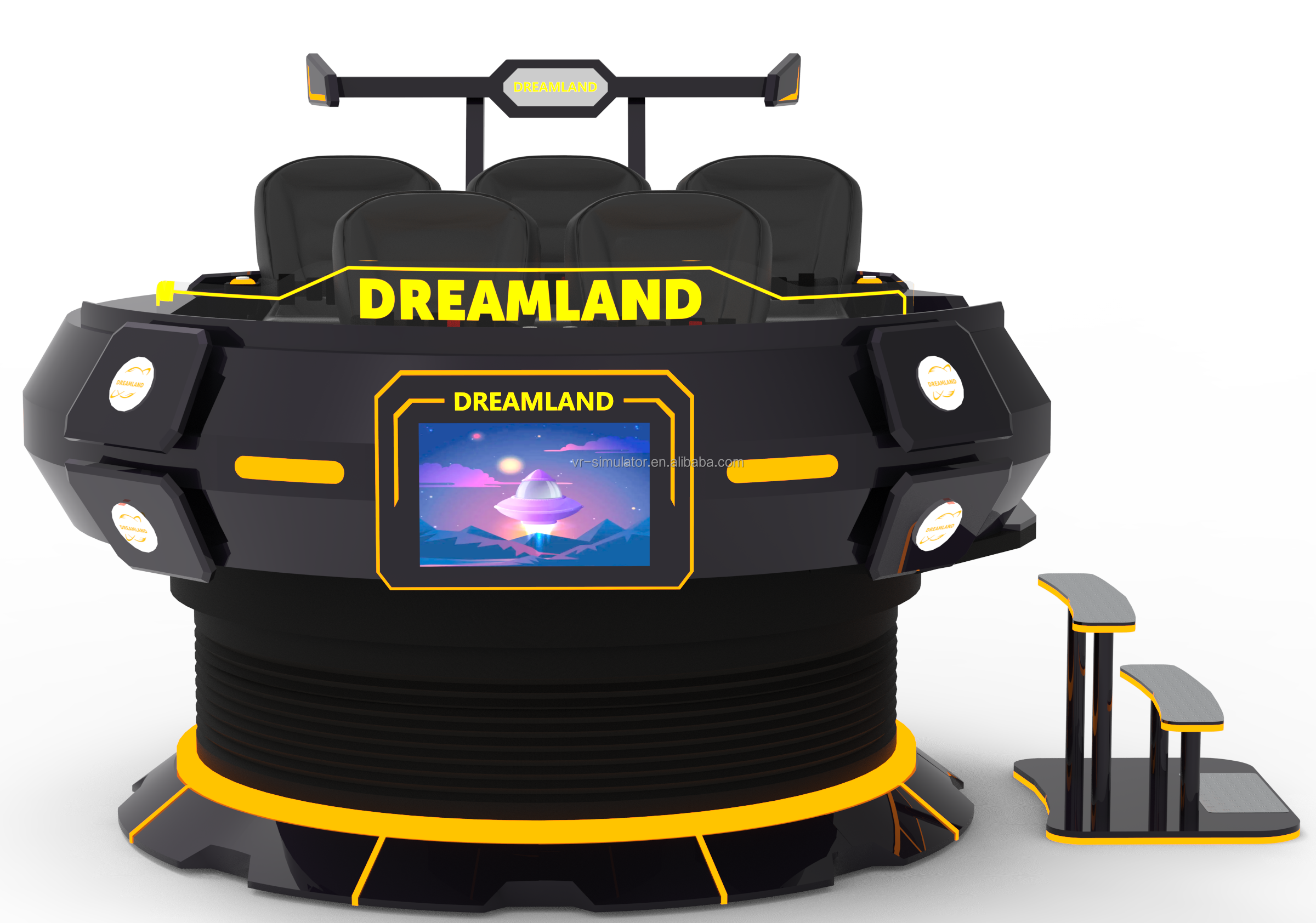 Dreamland 9d Vr Glasses Cabin  - 9D Vr Simulator のレビューと価格