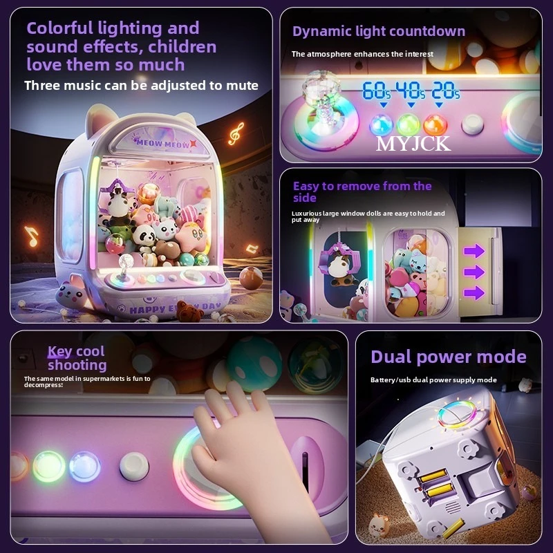 DIY Purple Automatic Doll Mach - Coin Pusher Machine のレビューと価格