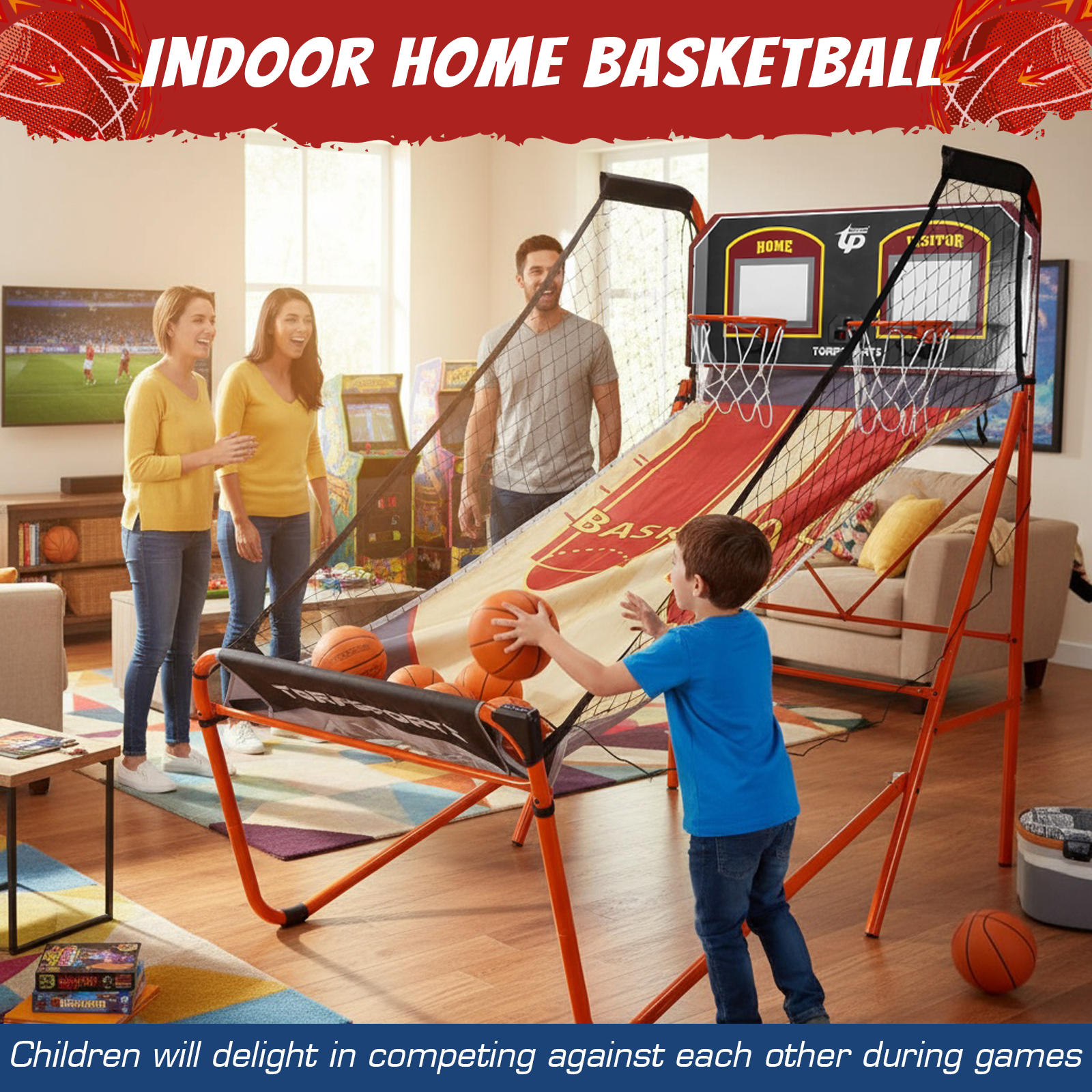Arcade Basketball Game Set Pla - Arcade Games & Vending Co のレビューと価格